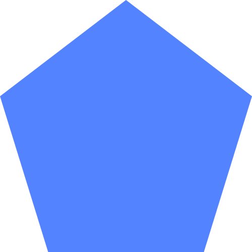 fuenfeckRectangle 9blau